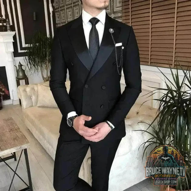 Guide d'achat : Costume 2 pièces Veste & Pantalon Noir Slim Fit 🎮