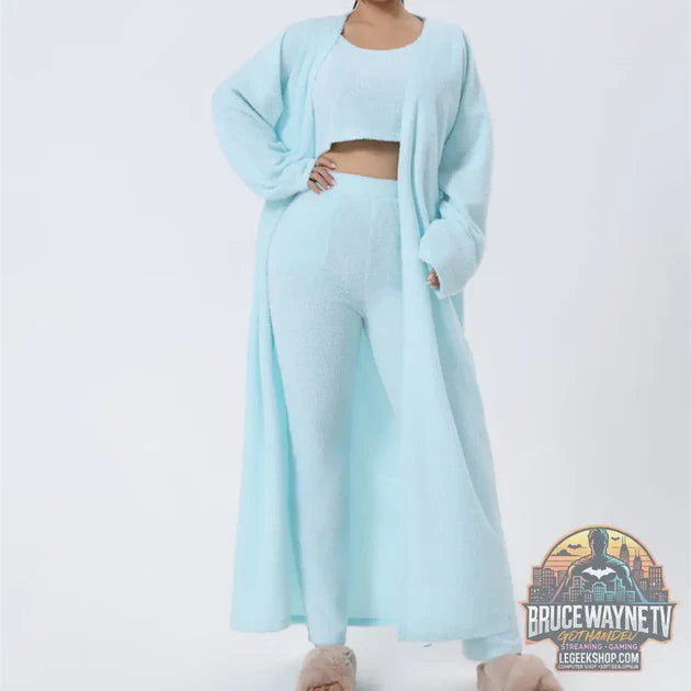 Guide d'achat : 🌙 Ensemble Pyjama 3 Pièces Femme Lounge Confort Doux Hiver 🌙