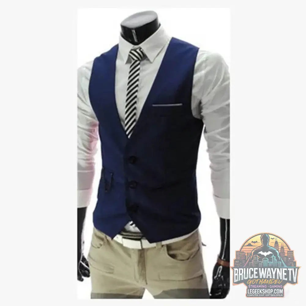 Gilet Homme Formelle et Décontracté | HANQIU | Mode Business & Casual | 2024 - Legeekshop