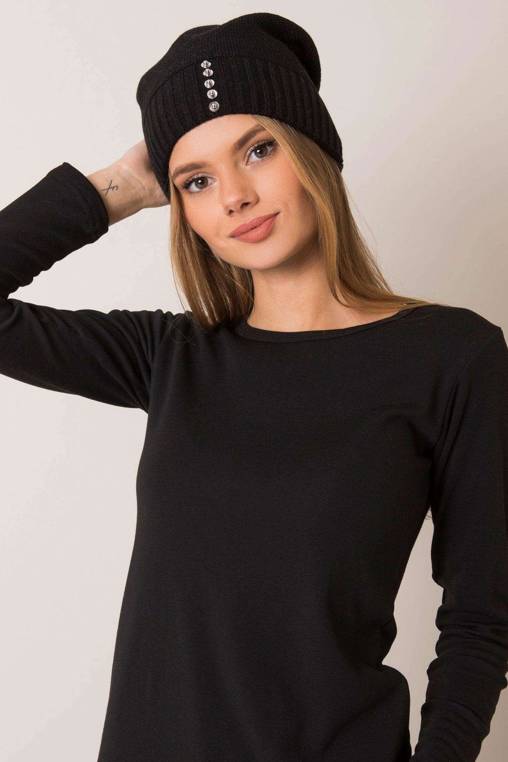 Bonnet femme Rue Paris — noir