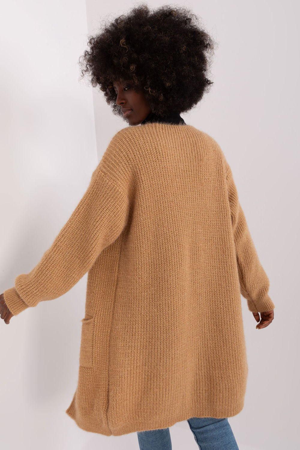 Cardigan femme Italy Moda — brun