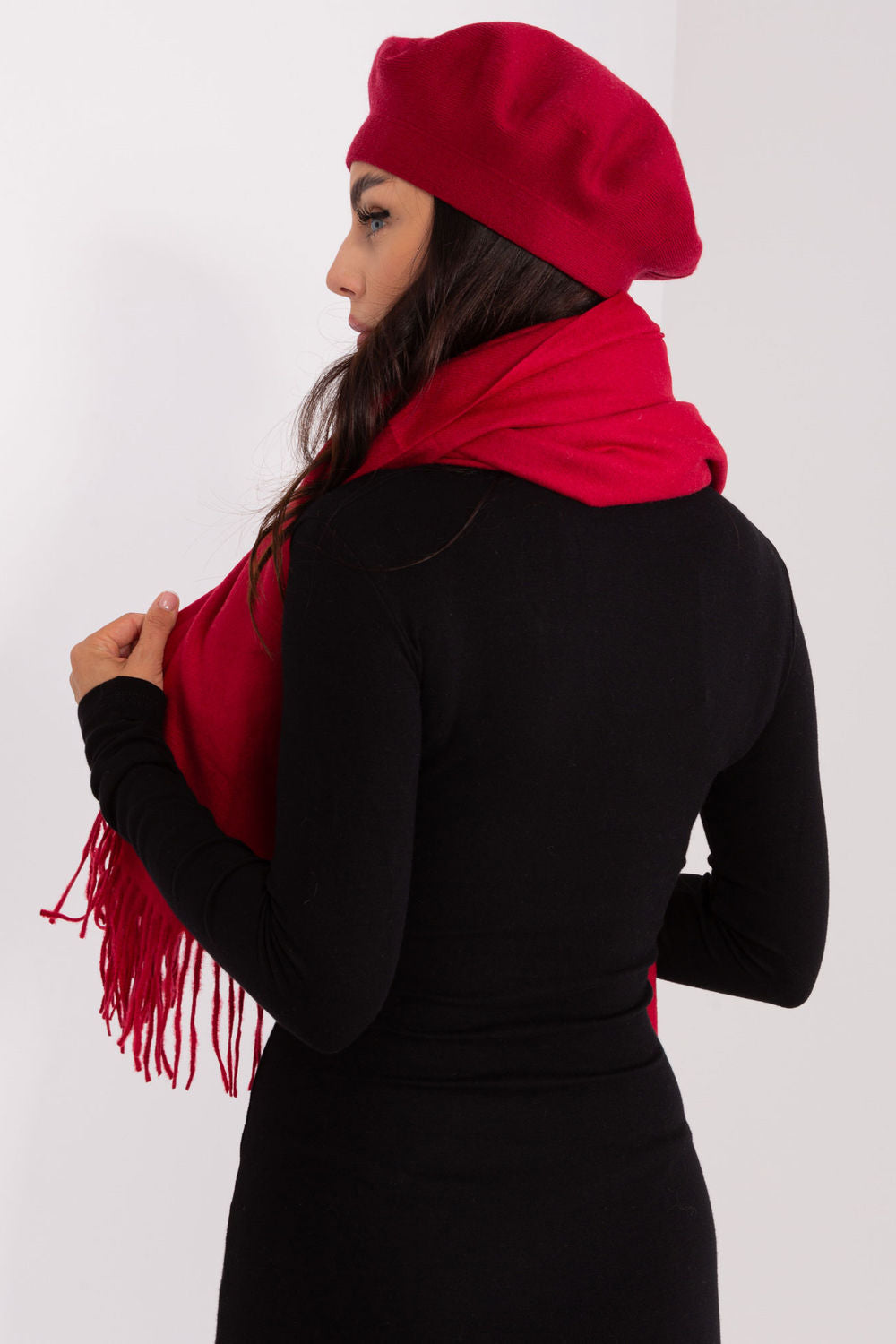 Châle femme AT — rouge