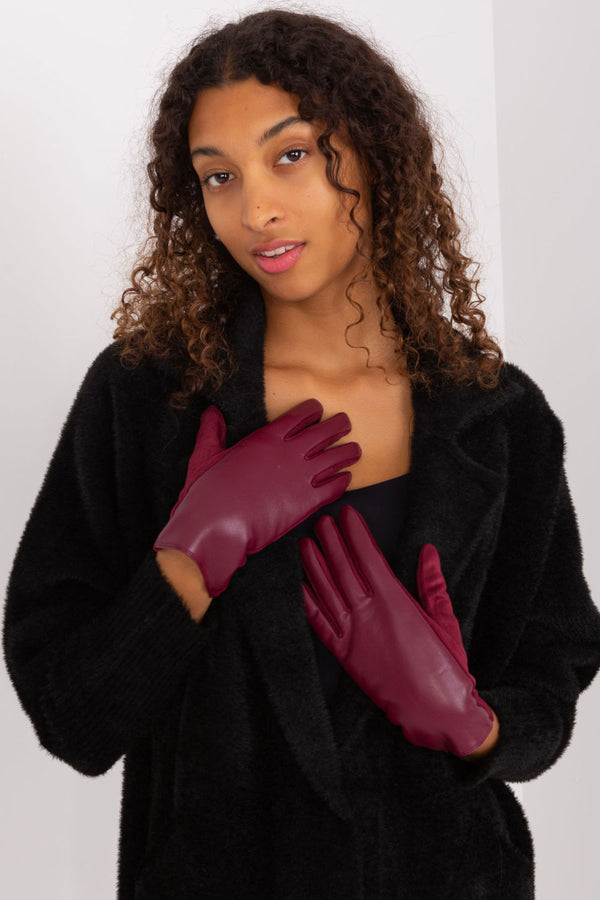 Gants femme AT — rouge