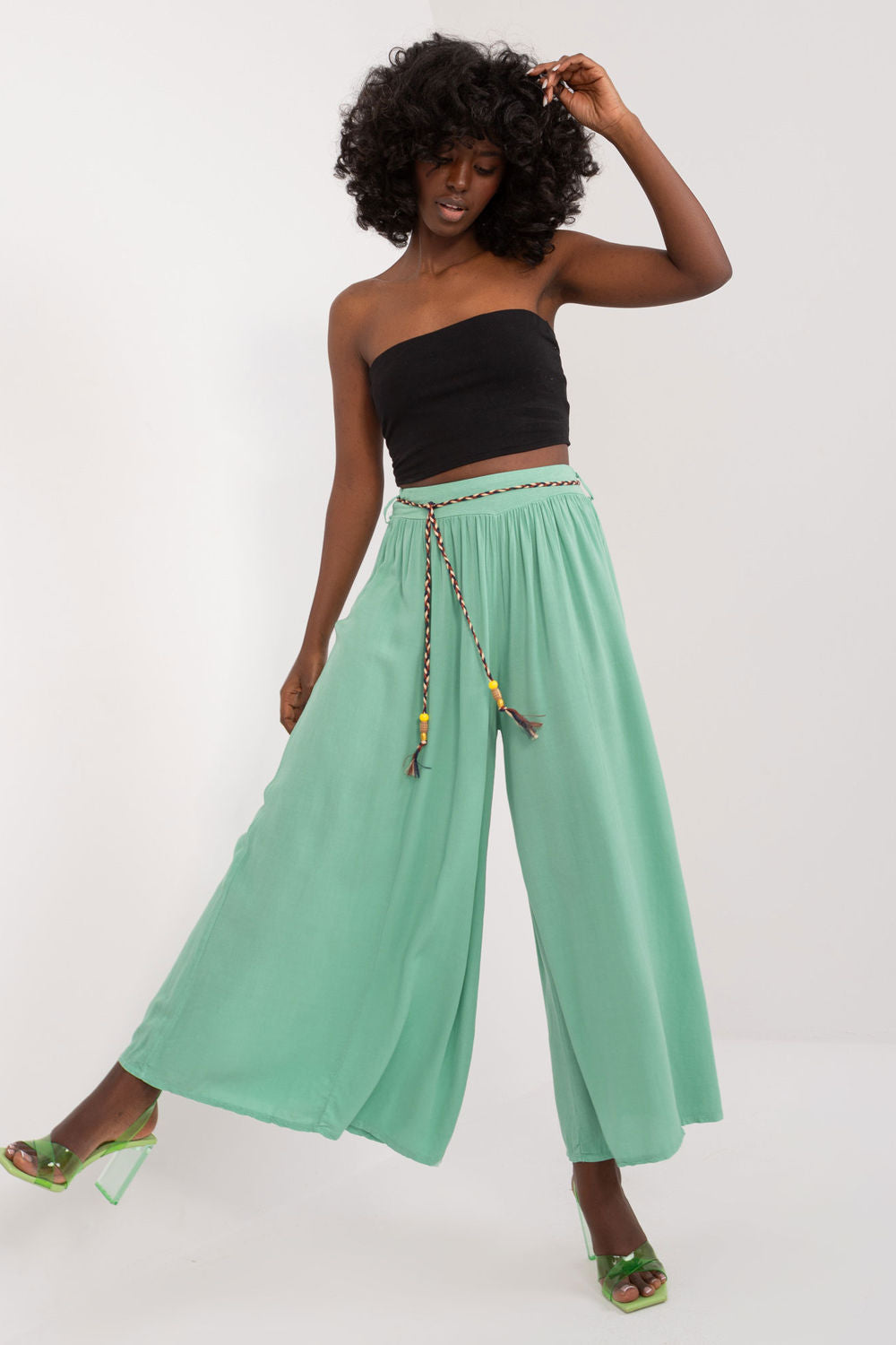 Chaussures à talons femme Och Bella Pantalon Pantalon — vert