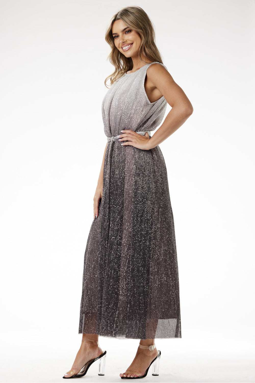 Robe femme awama Longue Longue — gris