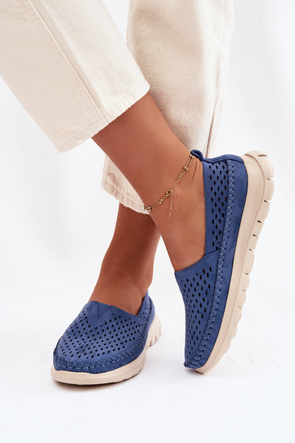 Moccasins femme Step in style — bleu