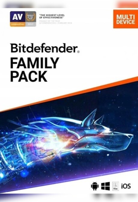 Bitdefender Family Pack PC, Android, Mac, iOS (15 Devices, 3 Years) - Bitdefender Key - GLOBAL