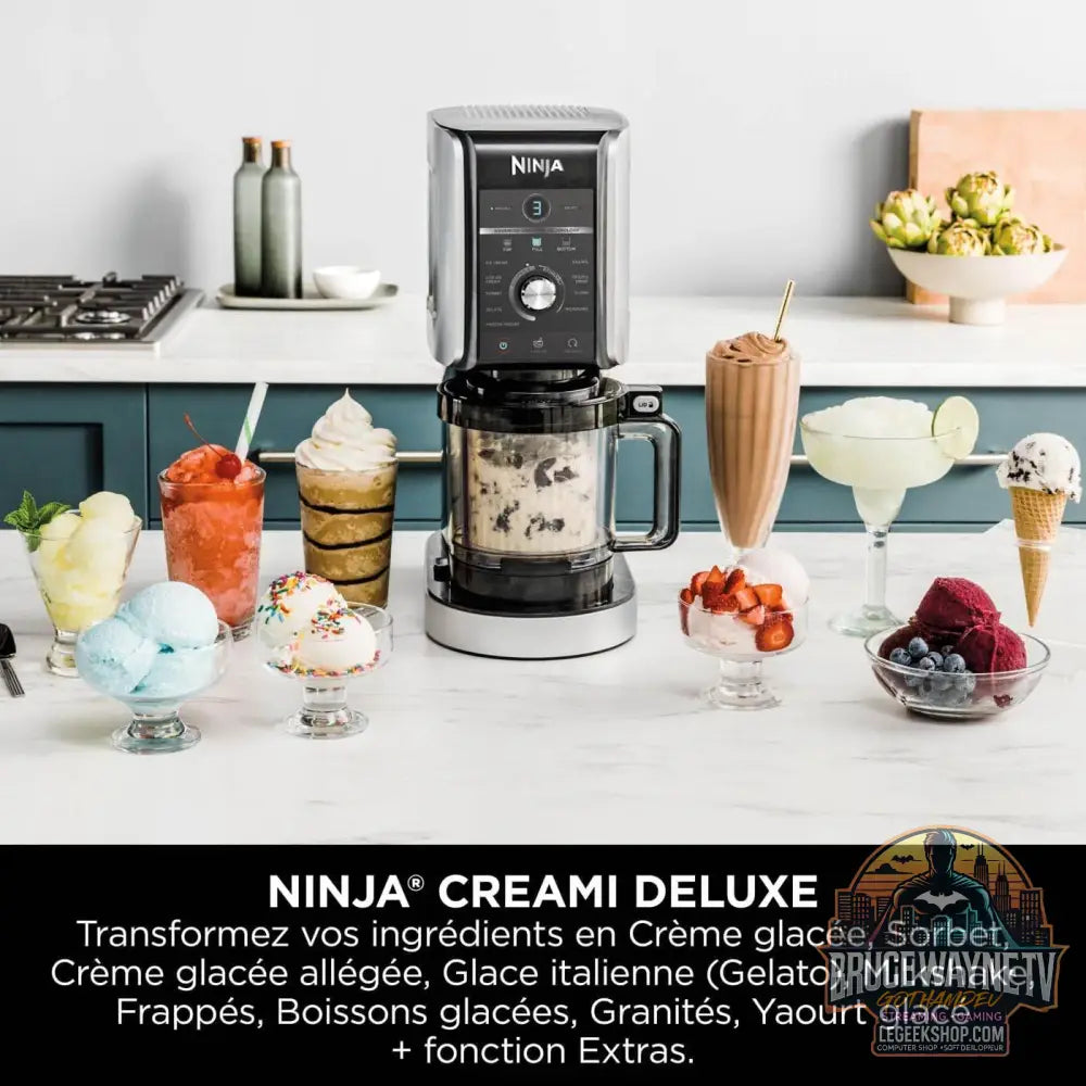 🎮 Ninja CREAMi Deluxe NC501EU – Machine à Glace & Frozen Yogurt 🎮 - Legeekshop