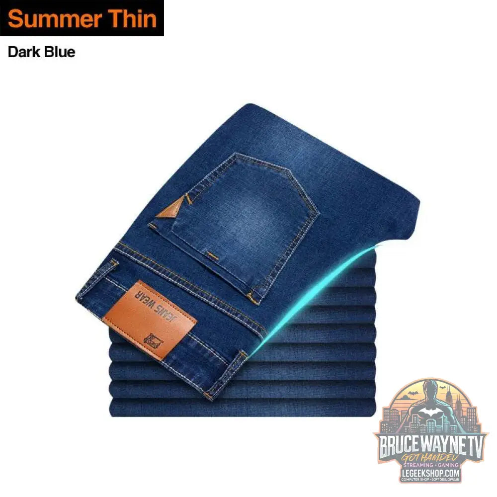 Jean Slim Homme, Pantalon en Jean Extensible, Décontracté | Brother Wang | Wayne Outfitters - Legeekshop
