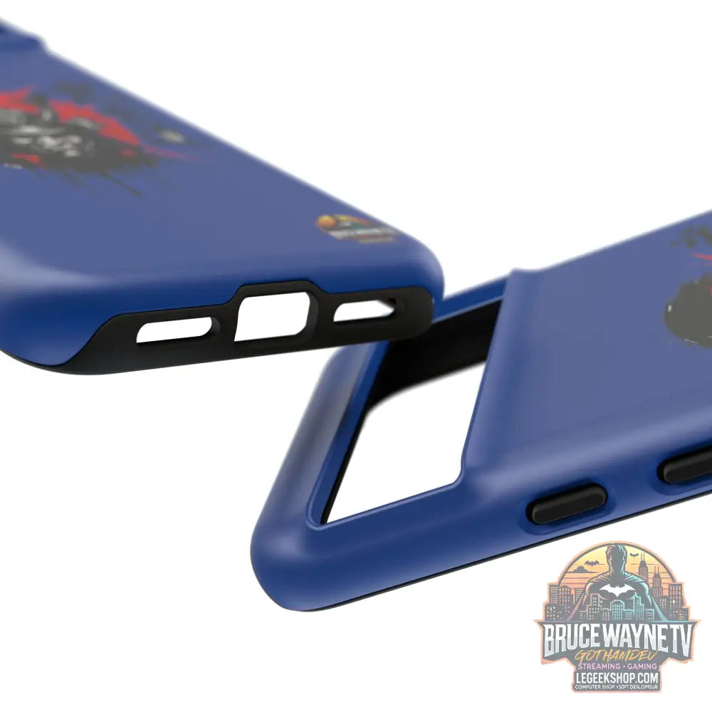 📱 samurai phone case Bleue foncé – coque renforcée Pixel & Galaxy 📱 - Phone Case