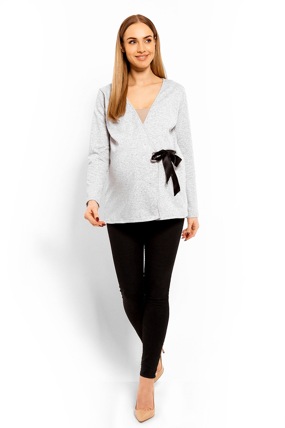 Blouse femme PeeKaBoo De Grossesse De — gris