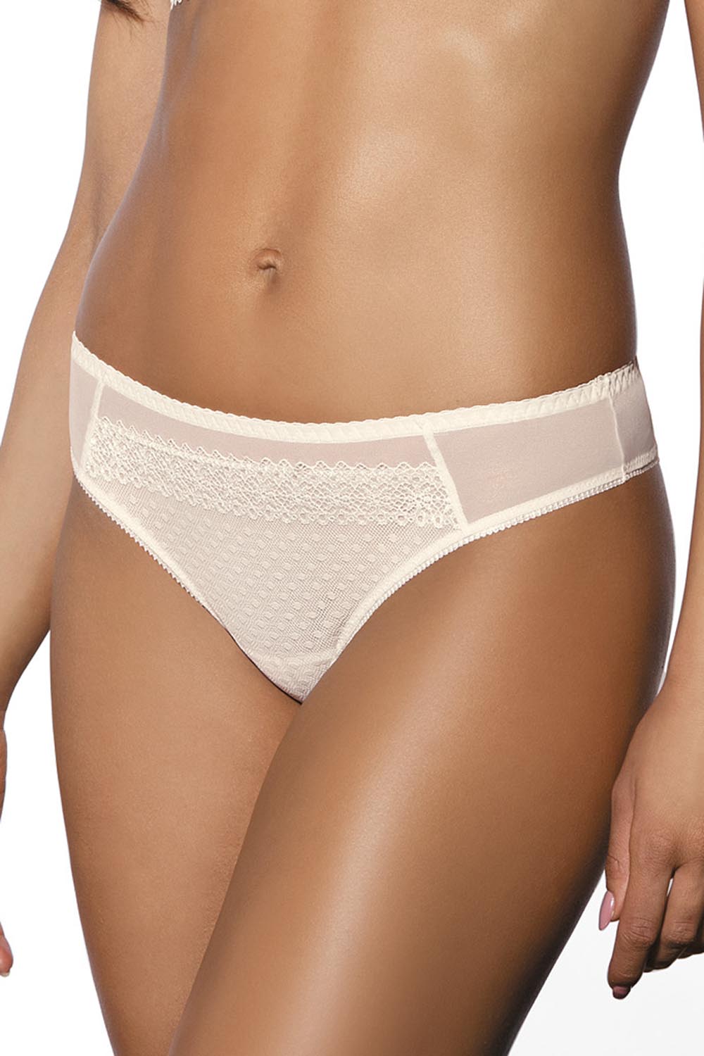 String femme Mat Strings Strings — beige