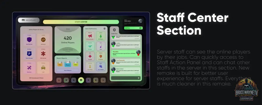 ⚙️ mStaff Remake Open Source — panel admin, vue 8, LeGeekShop