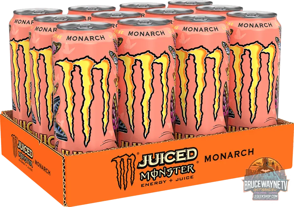 Monster Energy Juiced Monarch (12 x 500 ml) ou à l’unité - Legeekshop