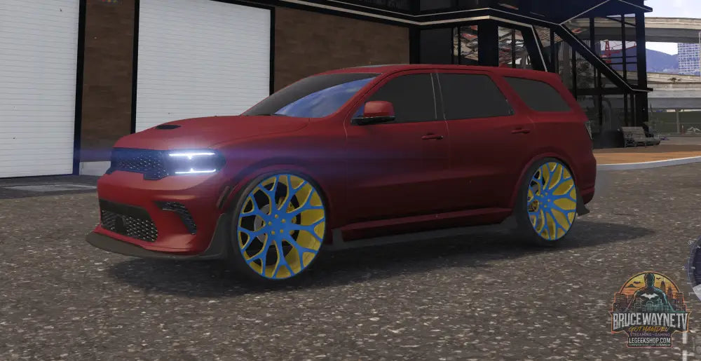 🚘 Dodge Durango Débadgé - Véhicule FiveM 🔥 — mod fivem, vue 2, LeGeekShop