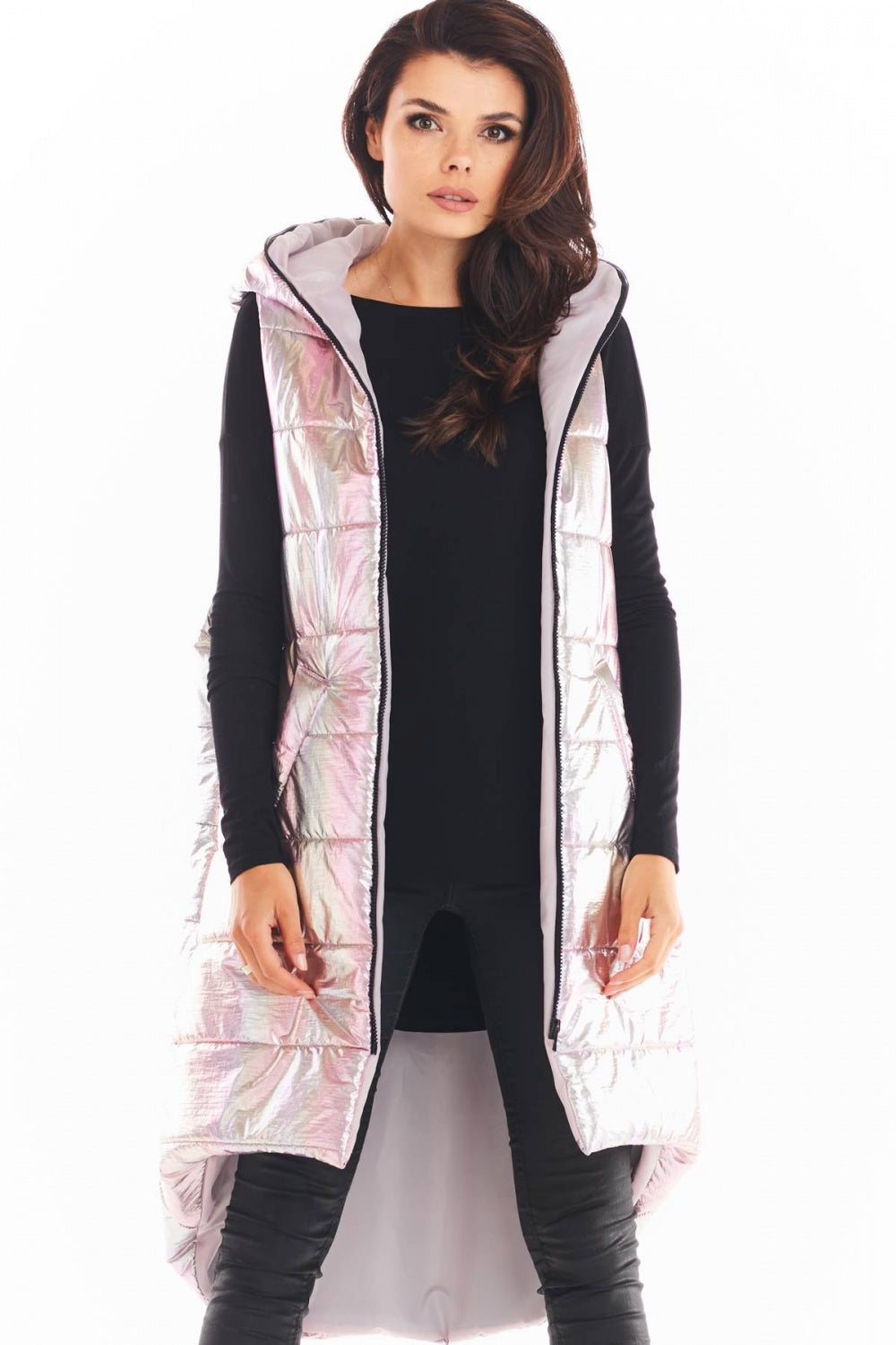 Gilet femme awama — rosé
