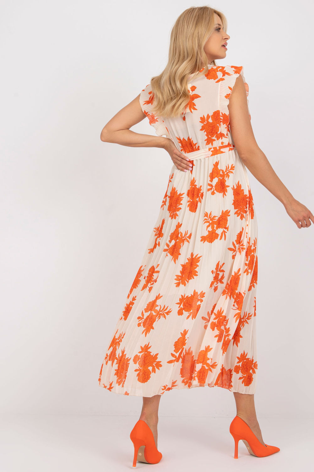 Robe femme Italy Moda De Jour De — orange