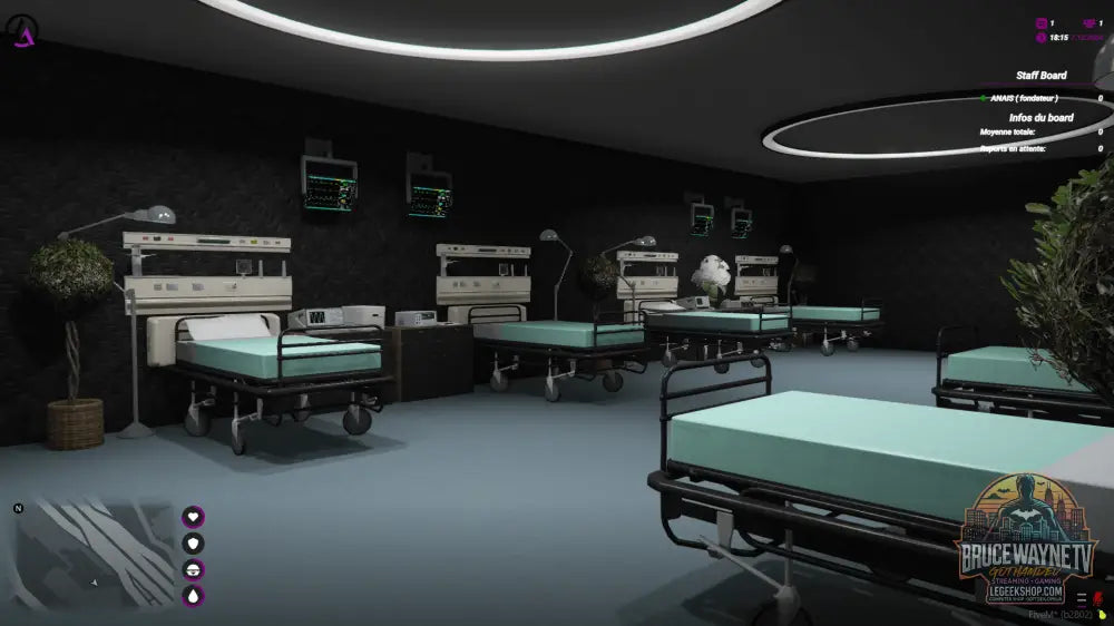 Mapping Hospital — mod fivem, vue 3, LeGeekShop