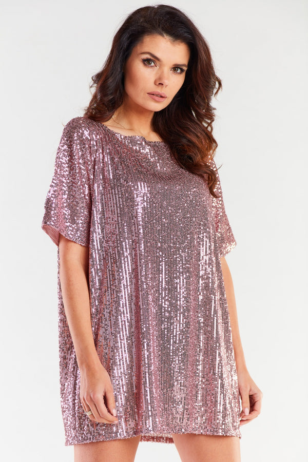 Robe femme awama De Soirée De — rosé