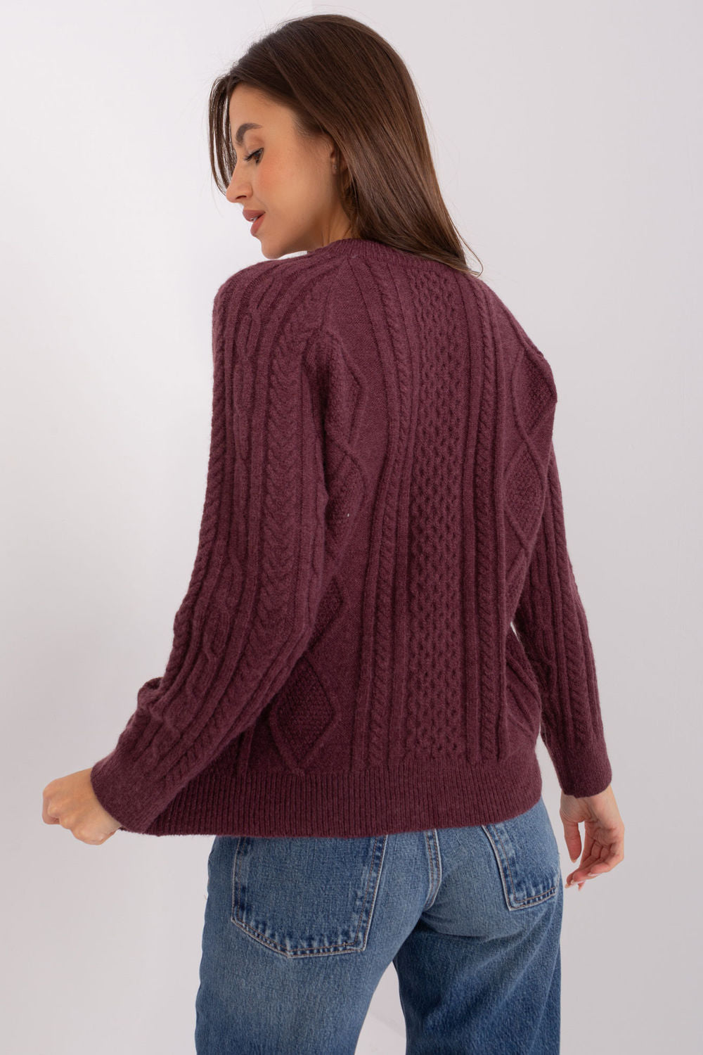 Cardigan femme AT — violet