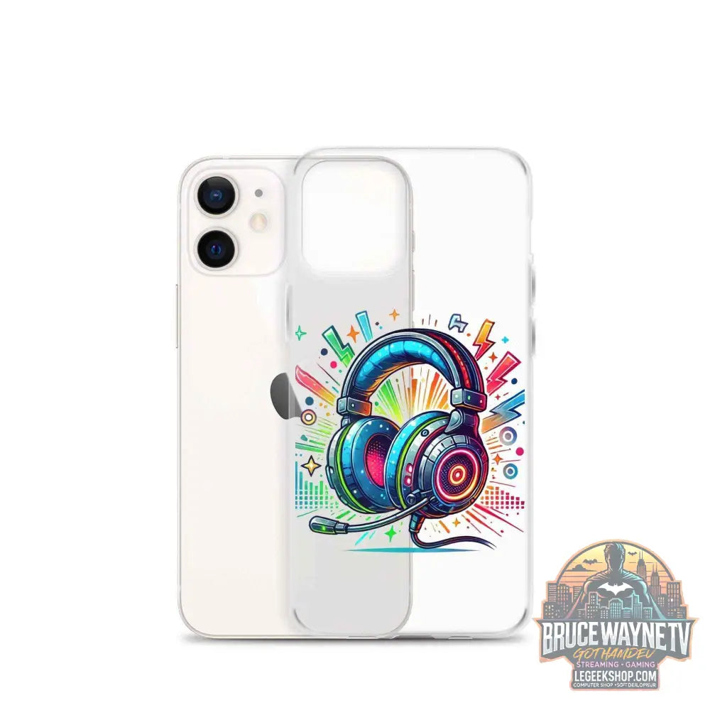 Coque iPhone® Design Gamer Casque Coloré - Legeekshop - Legeekshop