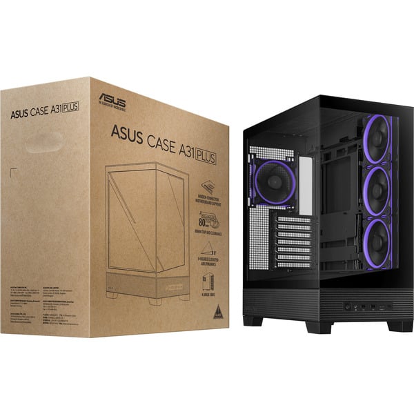 ASUS A31 PLUS TG ARGB, Tower-Gehäuse - ASUS - vue 13
