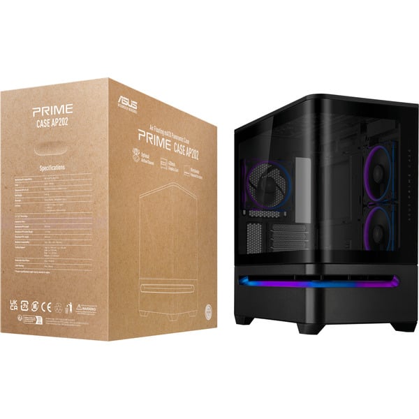 ASUS PRIME AP202 TG ARGB, Tower-Gehäuse - ASUS - vue 15
