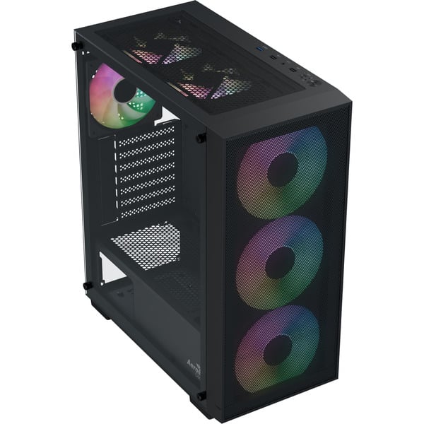 Aerocool B509A Flow-G-BK-v1, avec alimentation Aero 650, Tower-Gehäuse - Aerocool - vue 4