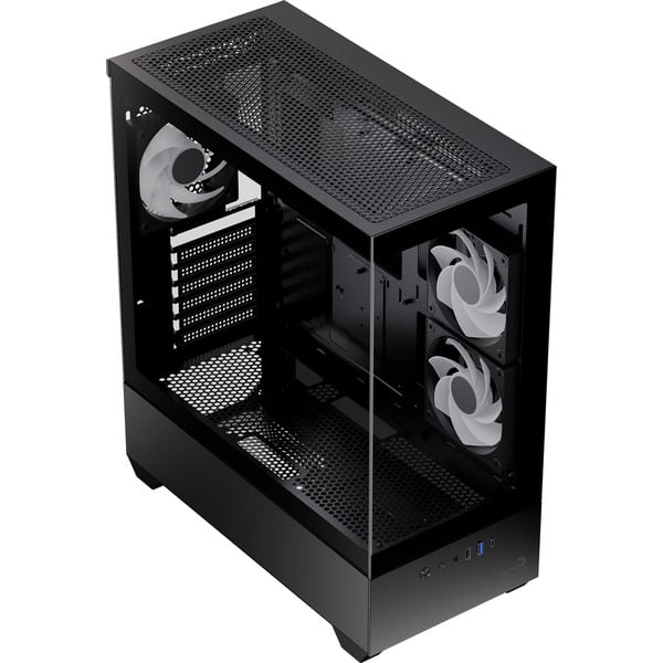 Aerocool P500D-G-BK-v1, Tower-Gehäuse - Aerocool - vue 3