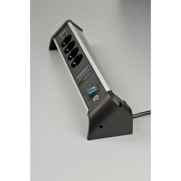 Brennenstuhl Alu-Office-Line Steckdosenleiste 4-fach, pour den Schreibtisch - Brennenstuhl - vue 2