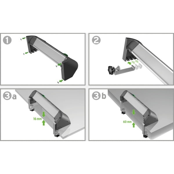 Brennenstuhl Alu-Office-Line Steckdosenleiste 4-fach, pour den Schreibtisch - Brennenstuhl - vue 3
