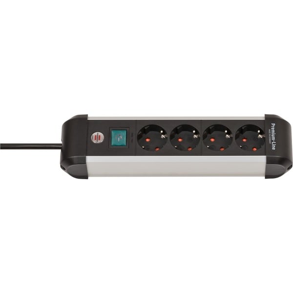 Brennenstuhl Premium-Alu-Line Steckdosenleiste 4-fach - Brennenstuhl