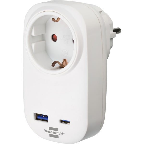 Brennenstuhl Steckdosenadapter + USB Charger PD 20W - Brennenstuhl - vue 2