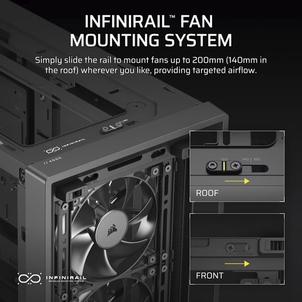 Corsair FRAME 4000D RS, Tower-Gehäuse - Corsair - vue 6