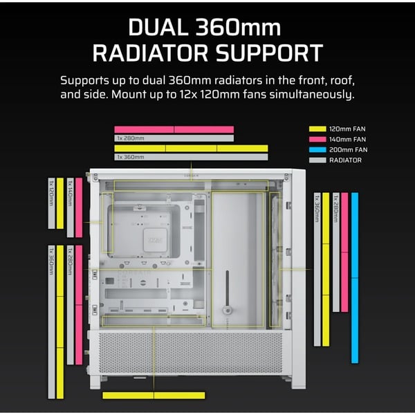 Corsair FRAME 4000D RS, Tower-Gehäuse - Corsair - vue 7