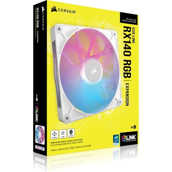 Corsair iCUE LINK RX140 RGB, Gehäuselüfter - Corsair - vue 12