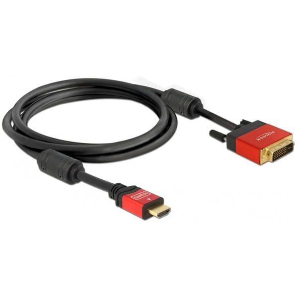 (€ 4,83 / 1 m) DeLOCK Adapter HDMI A (Stecker) > DVI (Stecker) - DeLOCK