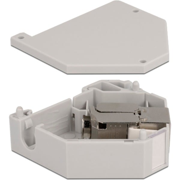 DeLOCK Hutschienenadapter avec Keystone-Modul RJ-45 > Cat.6a LSA - DeLOCK - vue 3