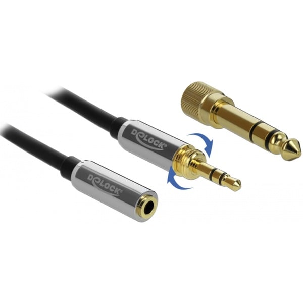 DeLOCK jacknverlängerungskabel 3,5mm 3Pin Stecker > Buchse - DeLOCK - vue 3