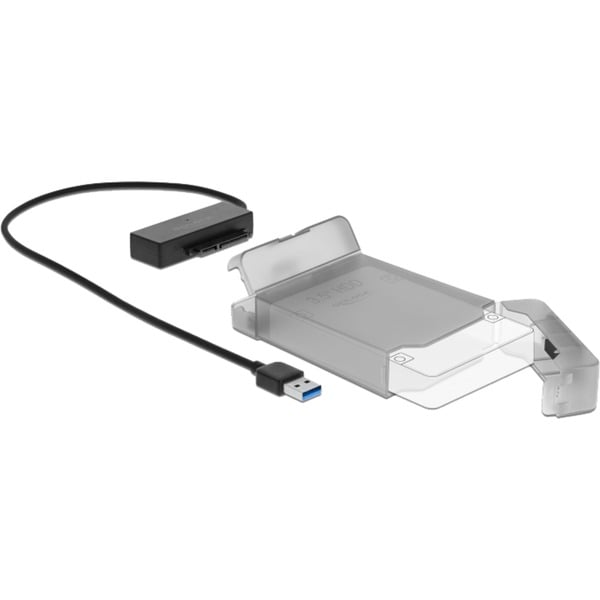 DeLOCK USB 3.2 Gen 1 Konverter, USB-A Stecker > SATA 22 Pin Stecker - DeLOCK - vue 4