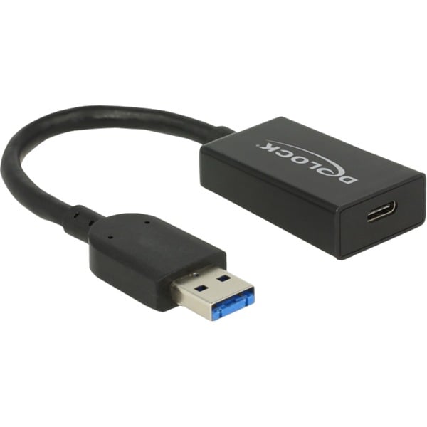 DeLOCK USB 3.2 Gen 2 Adapter, USB-A Stecker > USB-C Buchse - DeLOCK