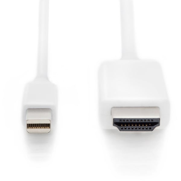(€ 6,64 / 1 m) Digitus Adapterkabel mini DisplayPort > HDMI 4K - Digitus - vue 2
