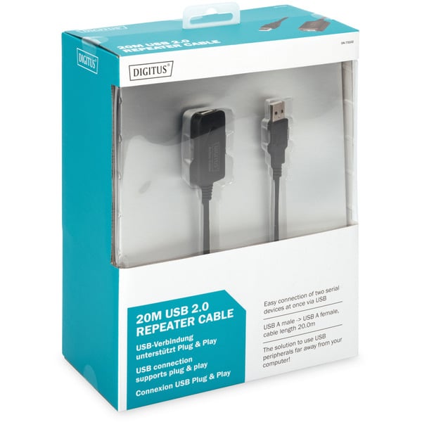 Digitus Aktives USB 2.0 Verlängerungskabel, 20 mètre - Digitus - vue 5