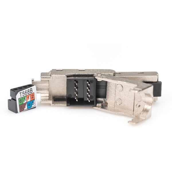Digitus CAT.6a Feldstecker abwinkelbar, STP avec Staubschutzkappe - Digitus - vue 6
