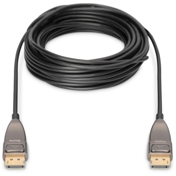 Digitus DisplayPort AOC Hybrid Glasfaserkabel, UHD 8K - Digitus - vue 3