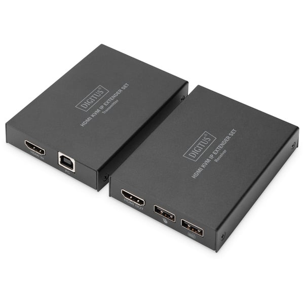 Digitus HDMI KVM IP Extender Set, 150 mètre, HDMI Verlängerung - Digitus - vue 2