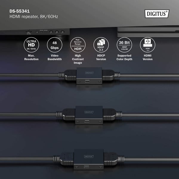 Digitus HDMI Repeater 8K / 60Hz - Digitus - vue 10