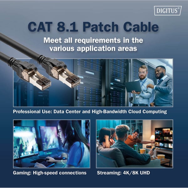 Digitus Patchkabel Cat 8.1 S-FTP 5 mètre - Digitus - vue 5