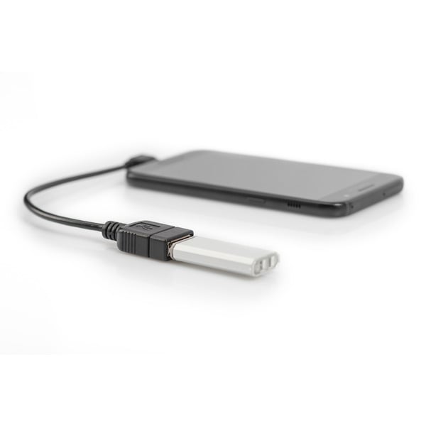 Digitus USB 2.0 Adapter, Micro USB Stecker 90° > USB-A Buchse - Digitus - vue 5