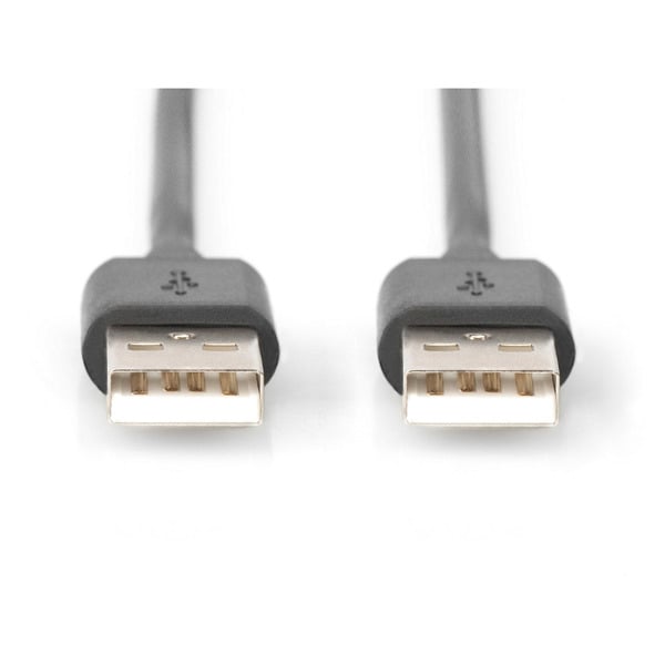 (€ 0,74 / 1 m) Digitus USB 2.0 Anschlusskabel USB-A (Stecker) > USB-A (Stecker) - Digitus - vue 2